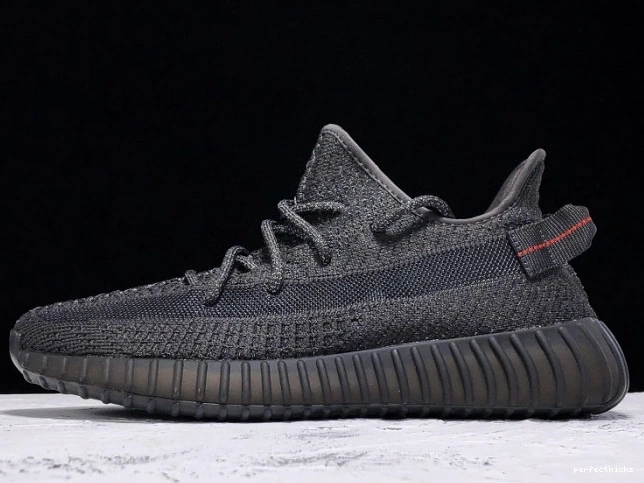 (Reflective) Boost - Static Black 350 V2 Adidas Yeezy FU9007 0712